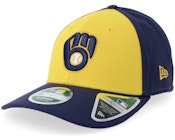 Milwaukee Brewers MLB Player Replica M-crown 39THIRTY Yellow/Royal Flexfit