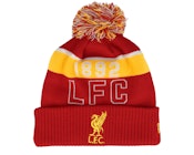 Liverpool Sport Beanie Scarlet/Yellow Cuff
