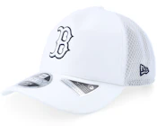 Boston Red Sox 9FORTY White Mesh Apex A-Frame Trucker