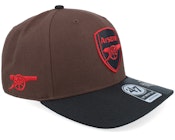 Hatstore Exclusive x Arsenal Epl- Sure Shot 47 Mvp Dp Brown/Black A-frame Adjustable