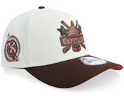 Hatstore Exclusive x Washington Capitals 9FORTY Chrome/Br Wood Ovechkin A-Frame Adjustable