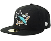 San Jose Sharks 59FIFTY Black Fitted