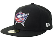 Columbus Blue Jackets 59FIFTY Black Fitted