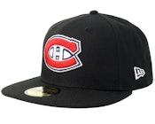Montreal Canadiens 59FIFTY Black Fitted