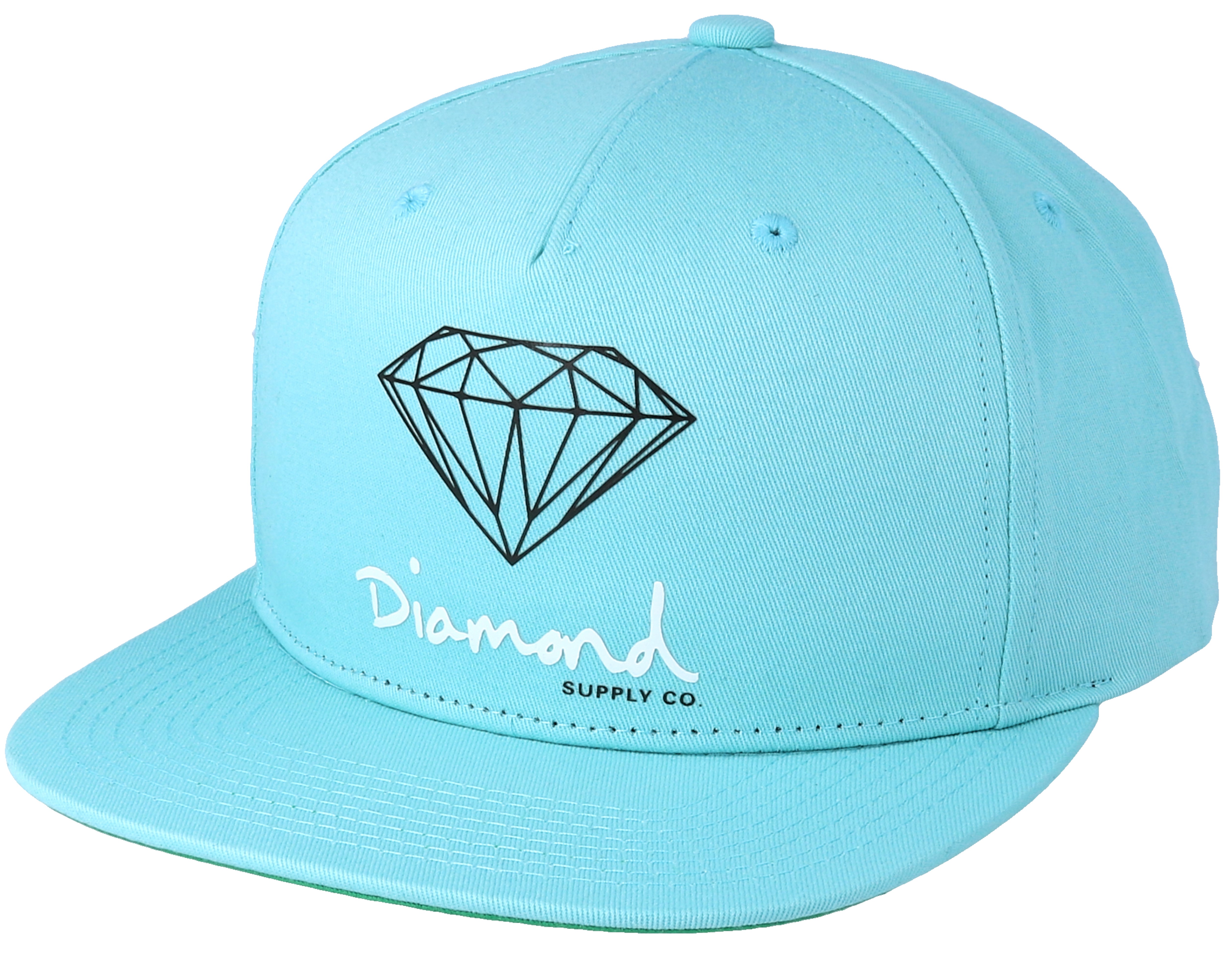Chaqueta alimentar ligeramente Sign Diamond Blue Snapback - Diamond cap | Hatstoreworld.com