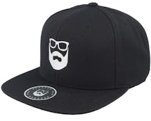 Logo Black Snapback - Bearded Man