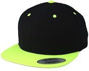 Classic Black/Neon Yellow Snapback
