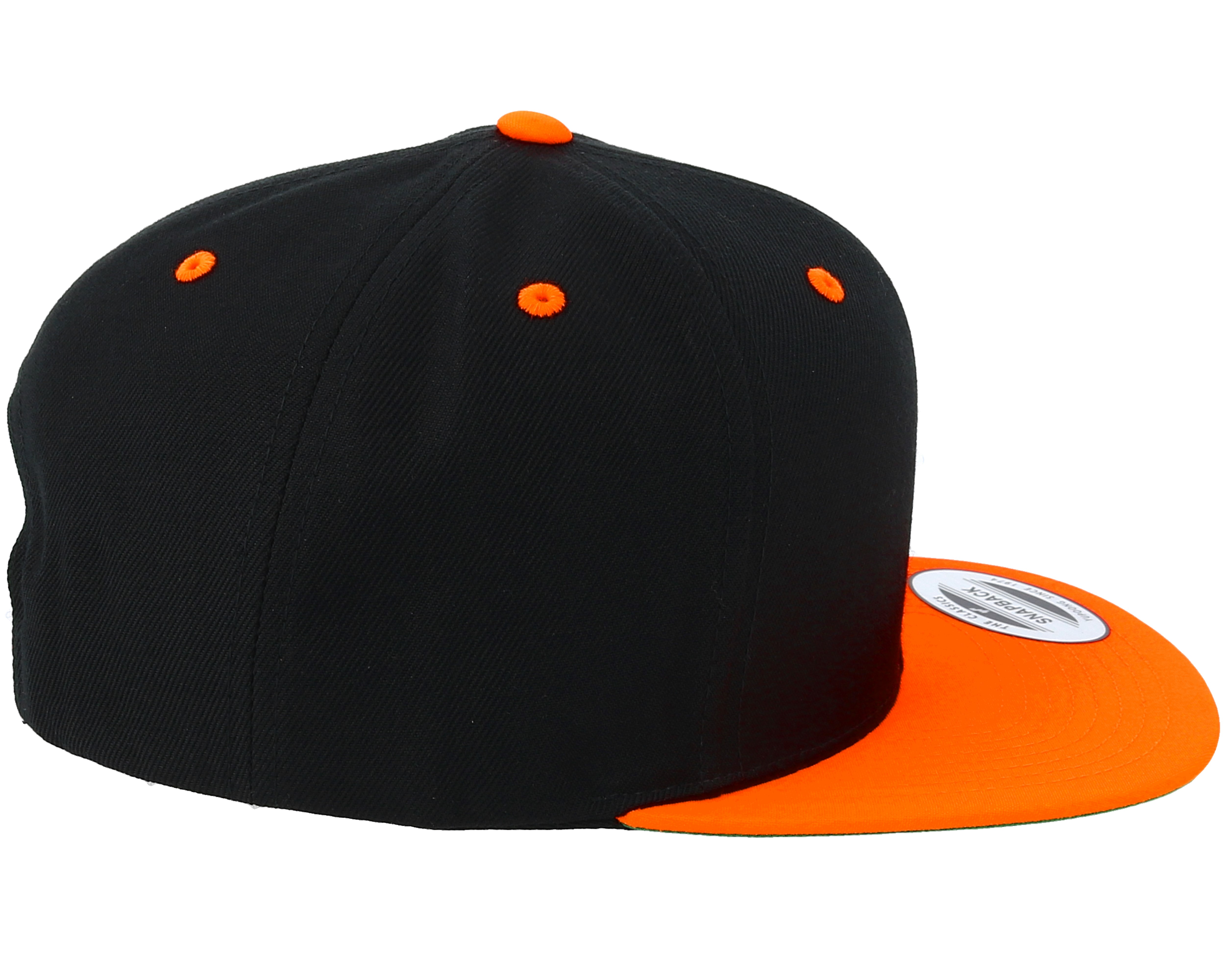 black orange snapback