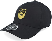 Logo Black/Gold Flexfit - Bearded Man