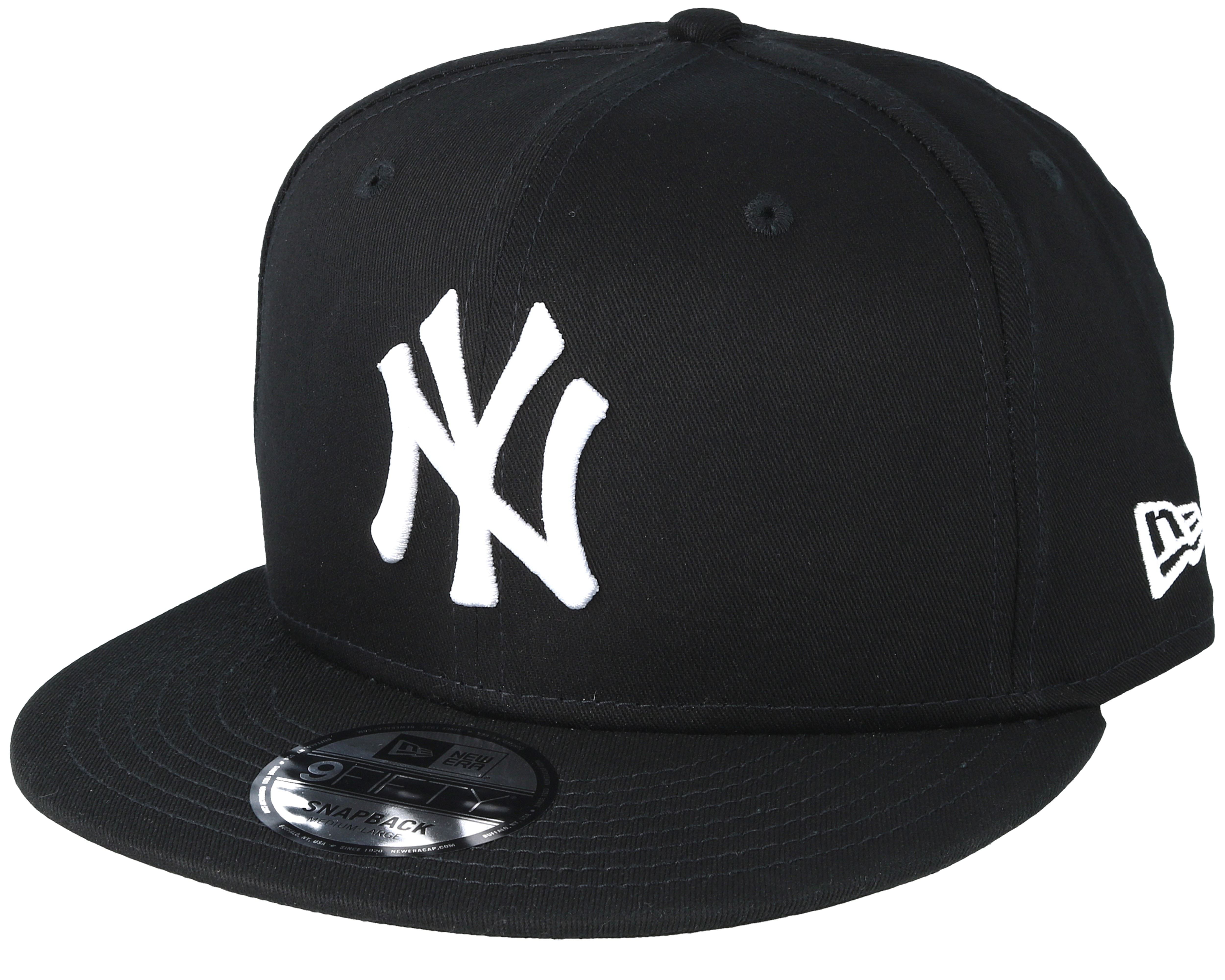 New York Yankees 9FIFTY Black/White Snapback - New Era cap | Hatstore.co.uk