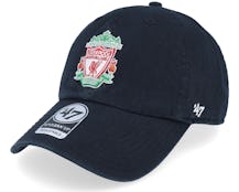 Liverpool FC Crest Clean Up Black Adjustable - 47 Brand