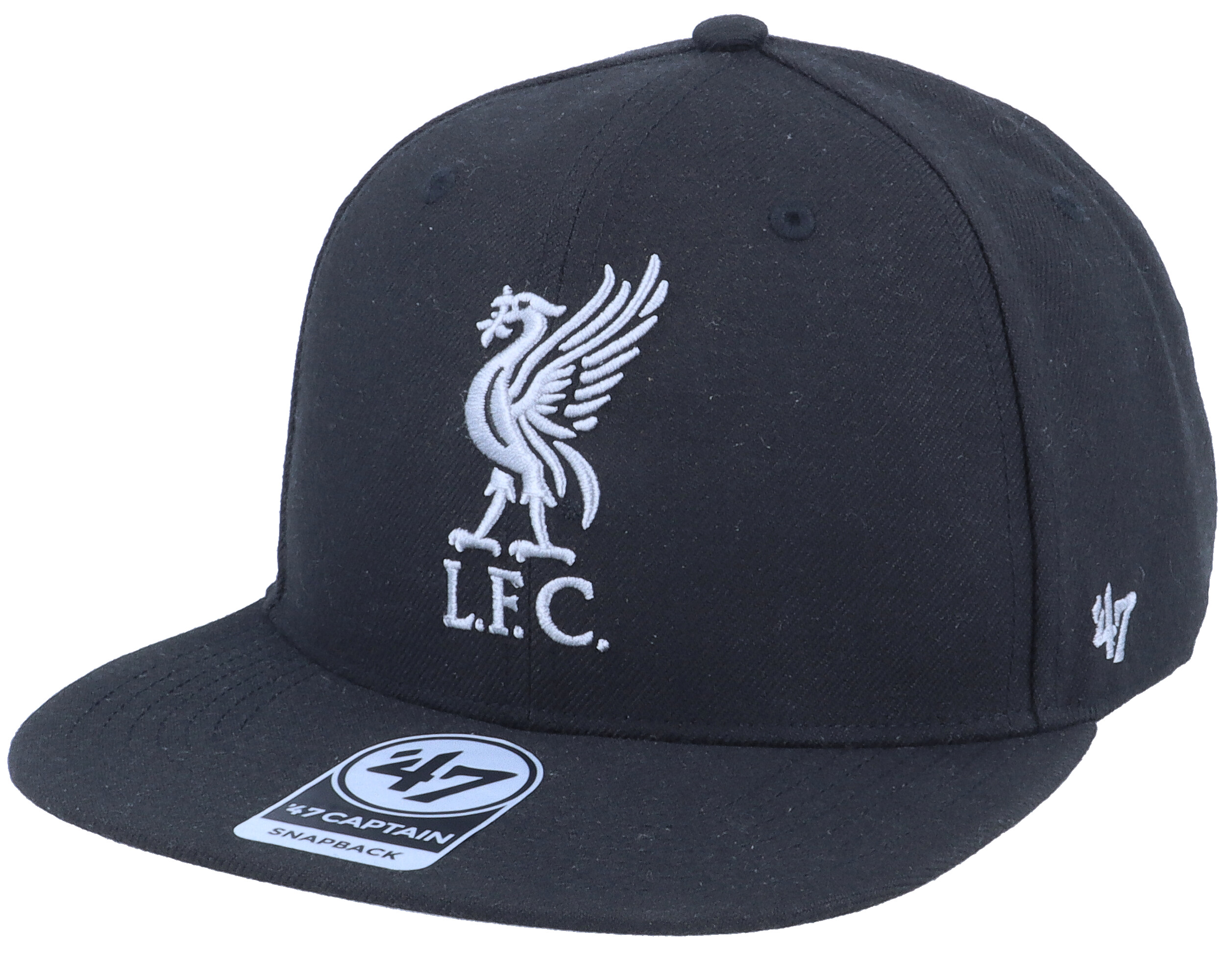 Liverpool FC No Shot Captain Black Snapback - 47 Brand cap |  Hatstoreworld.com