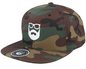 Logo Green Camo Snapback