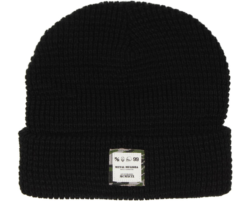 The Mulisha Beanie Black - Metal Mulisha beanie | Hatstoreworld.com