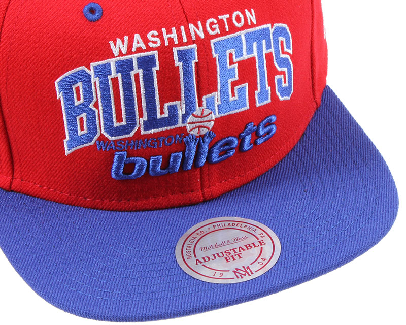 washington bullets snapback mitchell and ness