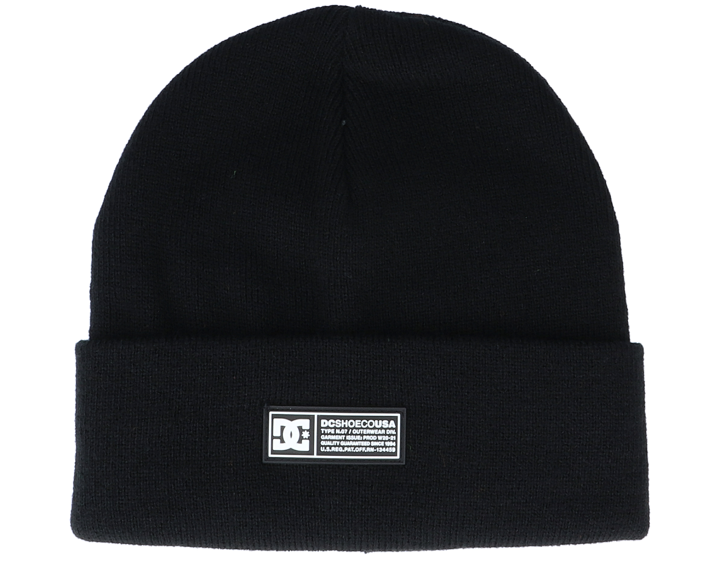 Label Youth Beanie Black Cuff DC Beanie Hatstore.ie