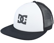 Kids Gas Station White/Black Trucker