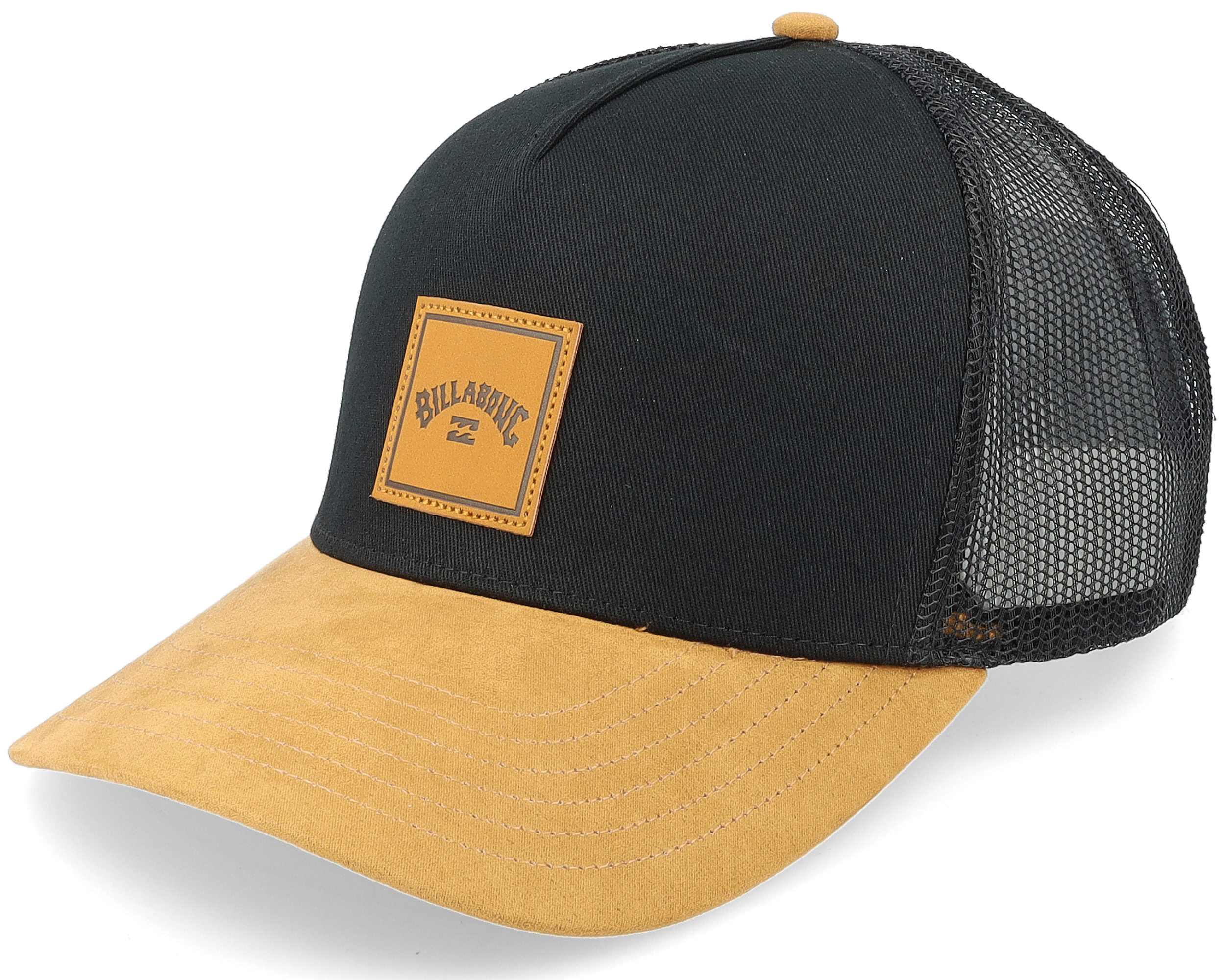 Black/Tan Billabong cap Trucker - Stacked