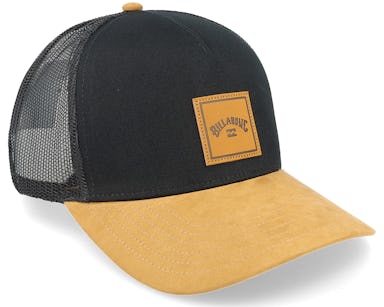 Stacked Black/Tan Trucker - Billabong cap
