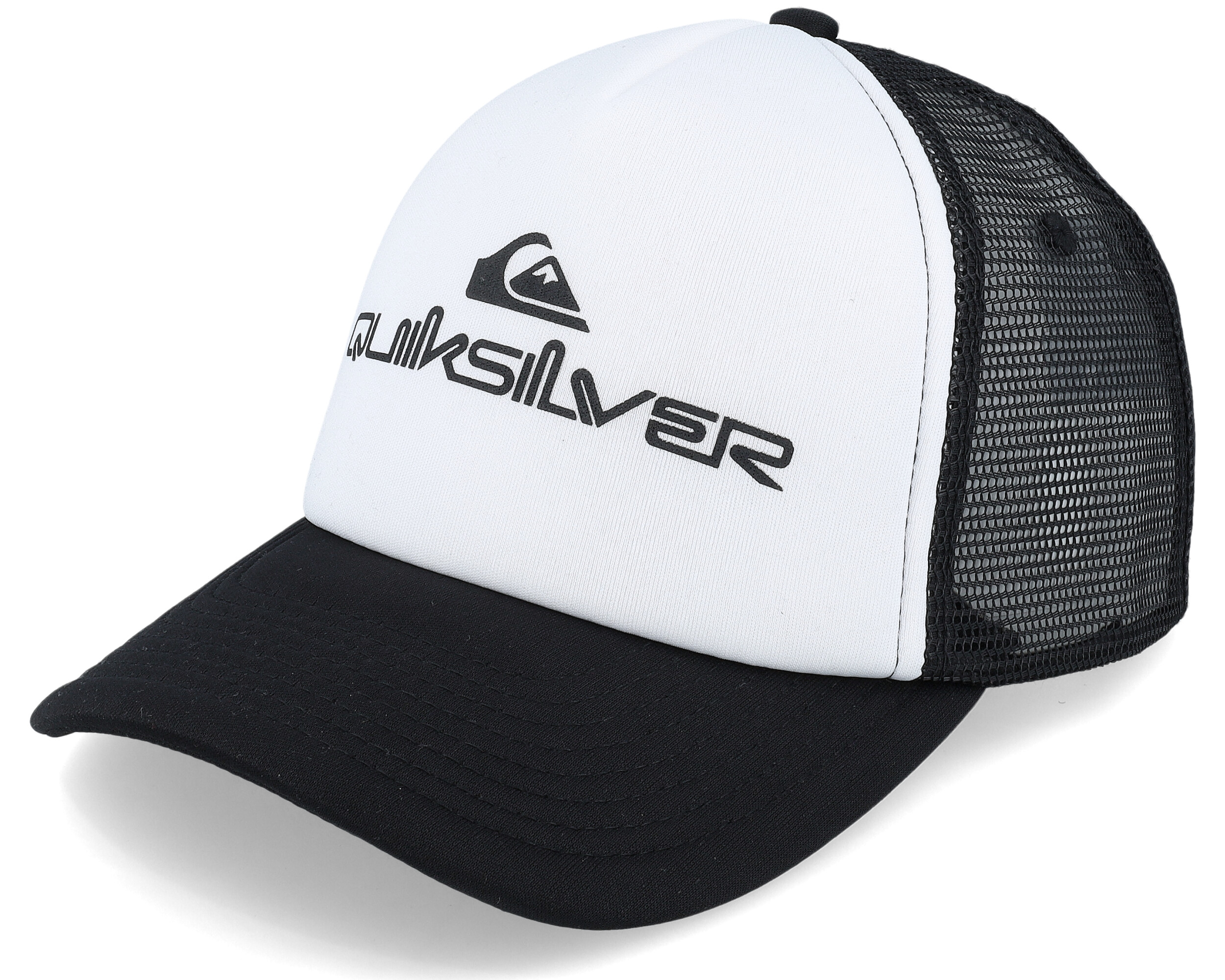 Omnistack White/Black Trucker - Quiksilver cap