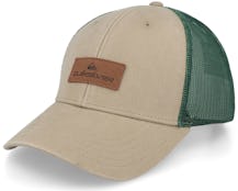 Down The Hatch Plaza Taupe Trucker - Quiksilver
