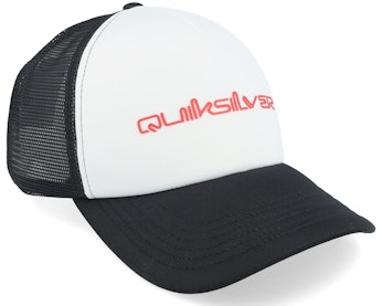 Trucker Cap Quiksilver Fitted Hats Omni White/Black Trucker