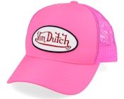 Oval Patch Fresh Neon Pink Trucker