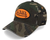 Oval Patch Camo/Orange Adjustable