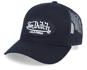 Oval Patch Black/Black/White A-Frame Trucker