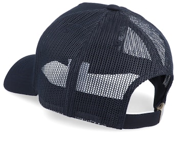 Oval Patch Black/Black/White A-Frame Trucker - Main Image