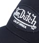 Oval Patch Black/Black/White Trucker - Von Dutch