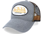 Oval Patch Grey/Black Trucker