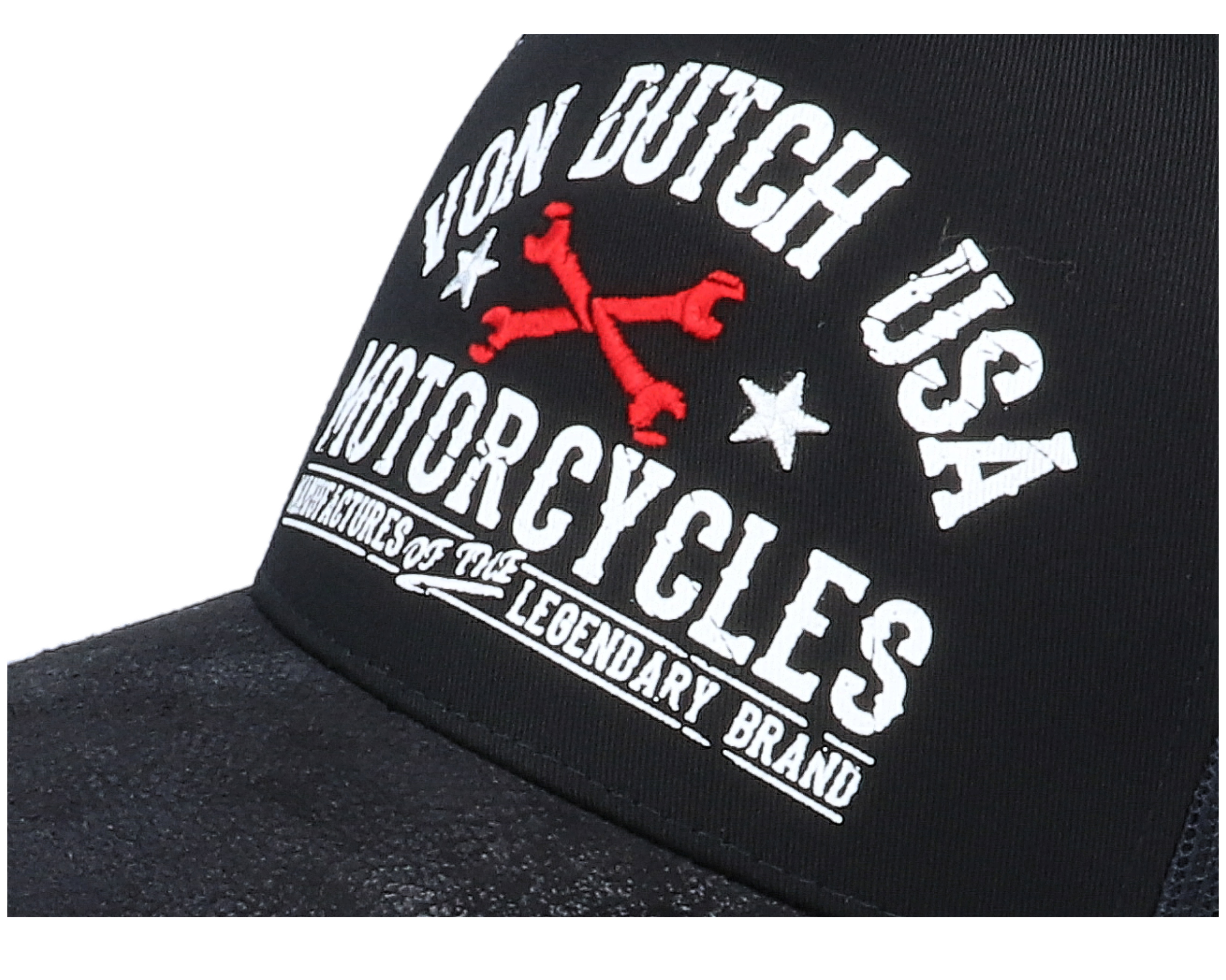 Motorcycles Black Trucker - Von Dutch | Thehatstore.pl