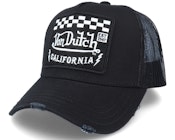 Square Patch Black Trucker
