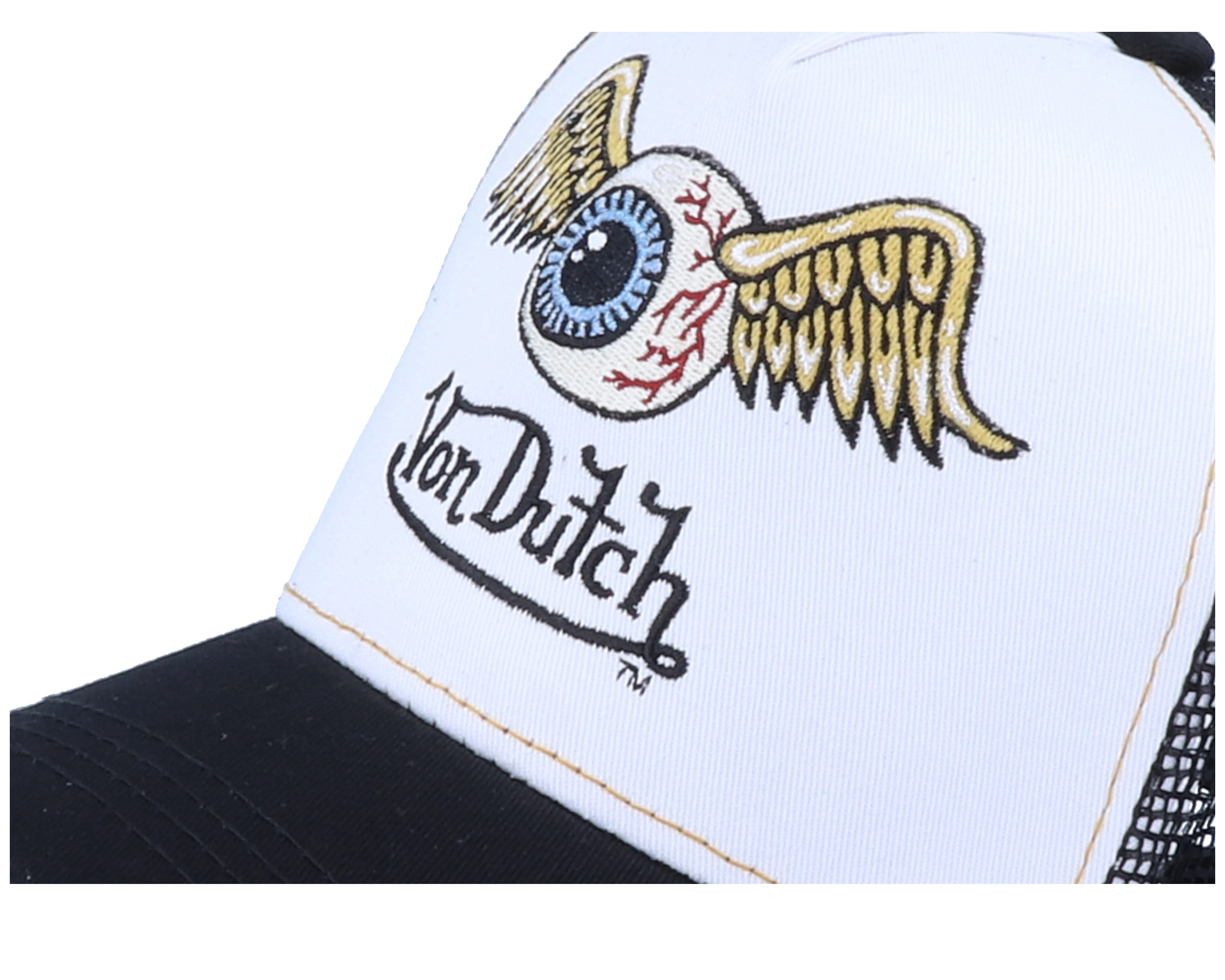 Von Dutch Style Flying Eyeball Painted Bill orders Bumpcap