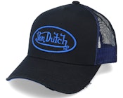 Neon Black/Blue Trucker