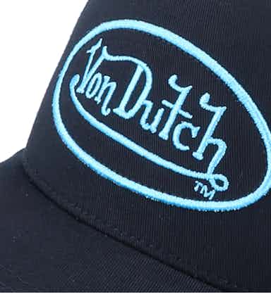 Oval Patch Black/Blue Trucker - Von Dutch