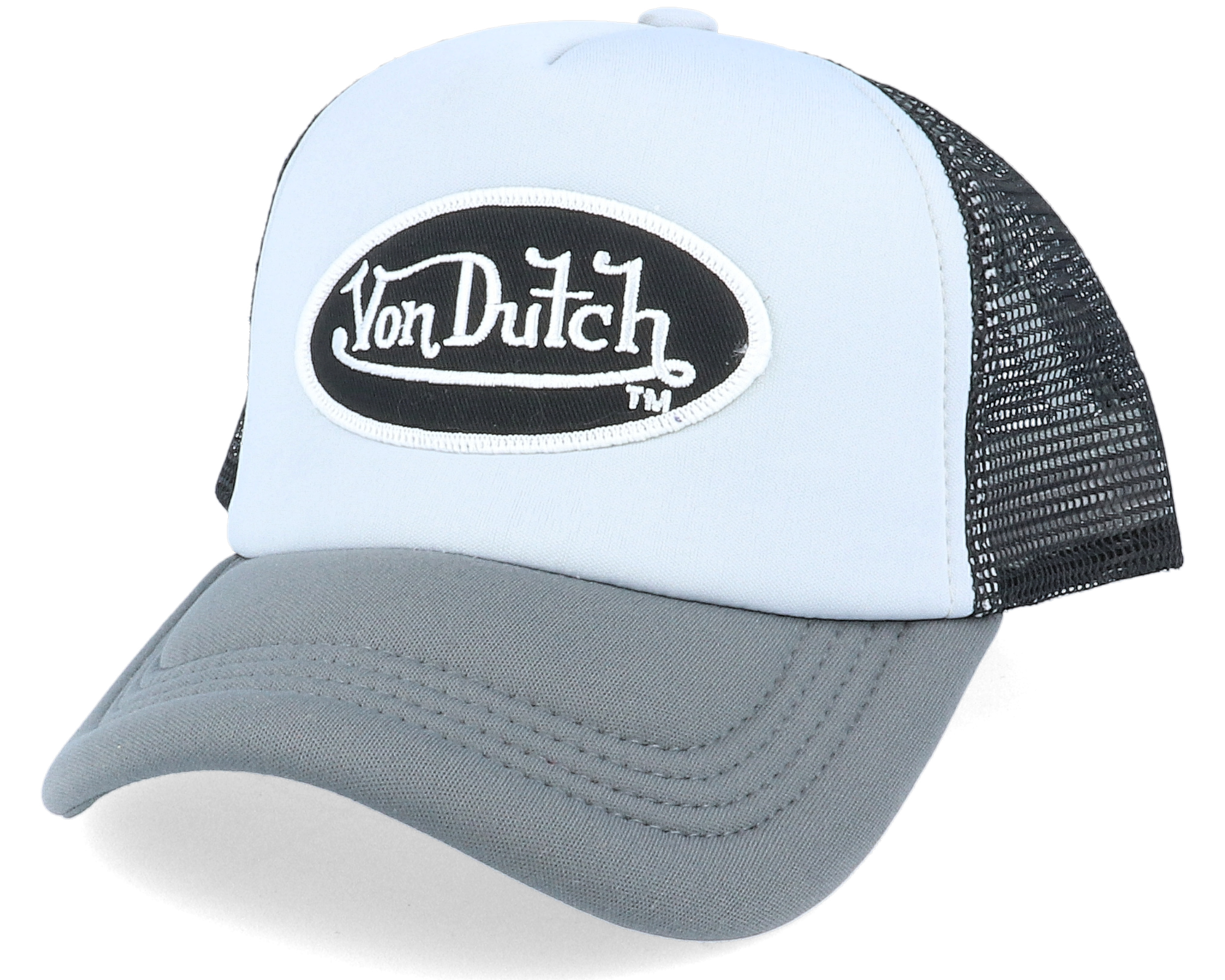 Boston Oval Patch Trucker Cap by Von Dutch