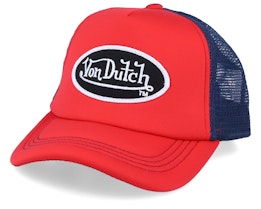 Oval Patch Foam Red/Navy/Black Trucker - Von Dutch