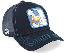 Disney Donald Duck Black Trucker - Capslab
