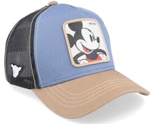 Disney Mickey Mouse Blue/Black/Brown Trucker - Capslab