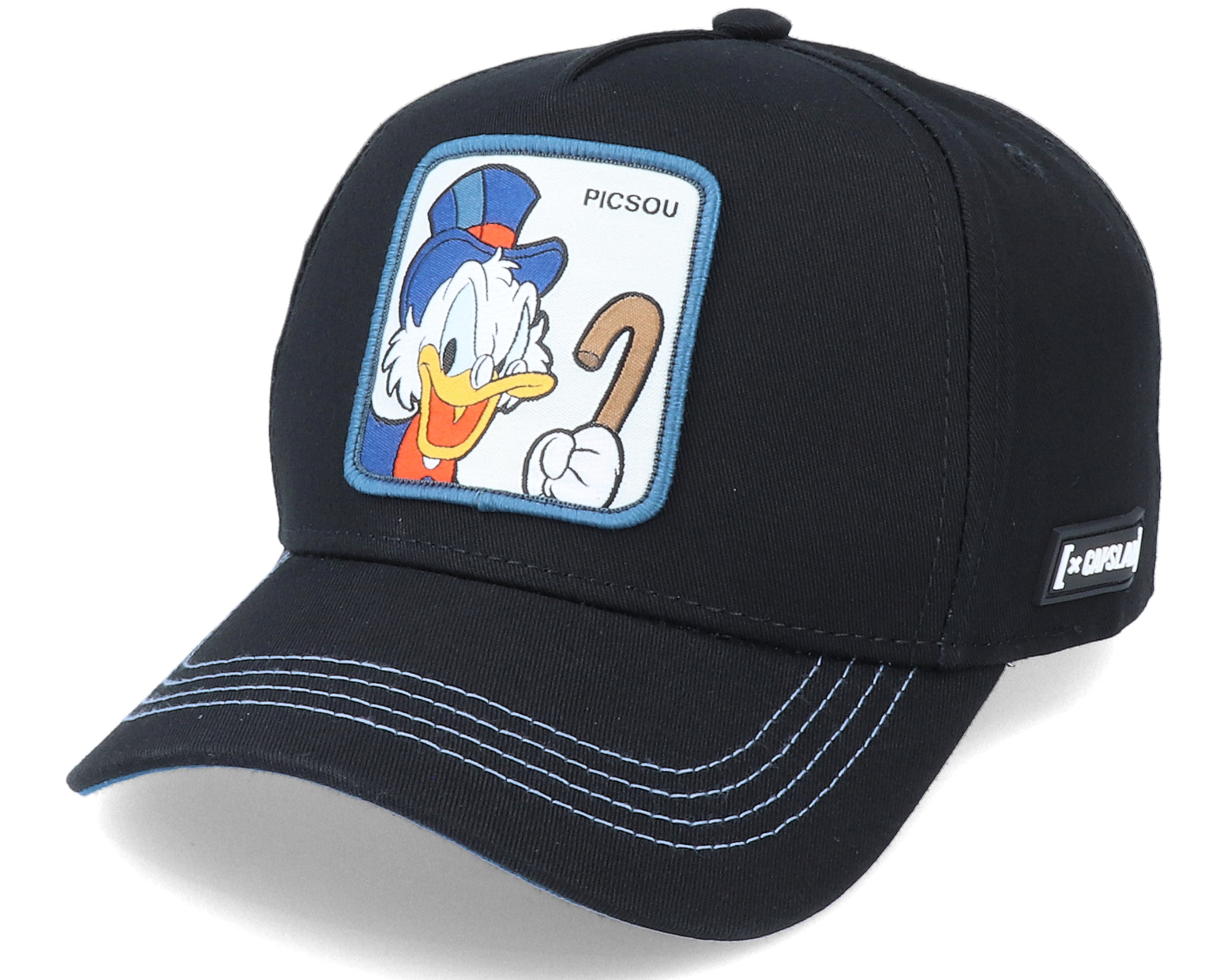 Disney Scrooge Mcduck Black Trucker - Capslab cap | Hatstoreaustralia.com