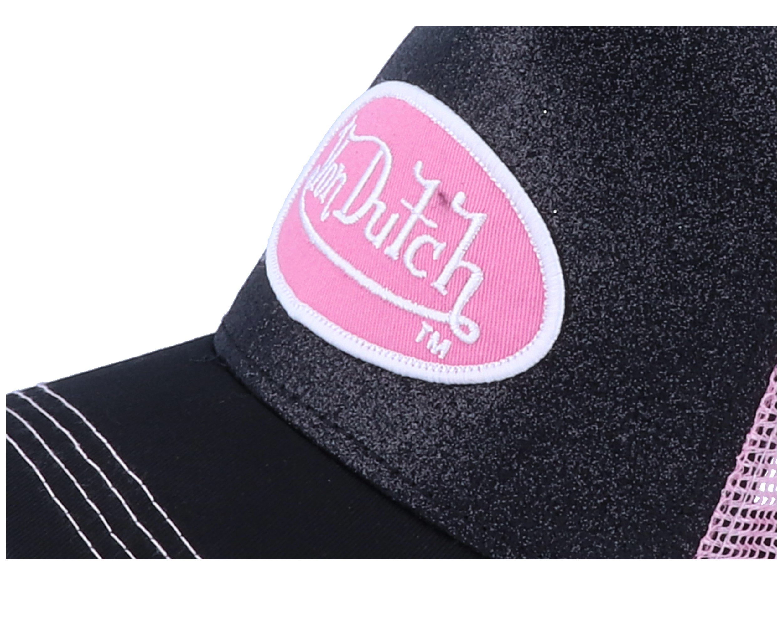 Flakes Black Glitter/Pink Trucker - Von Dutch