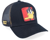 Looney Tunes Daffy Duck Black/Black Trucker