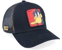 Looney Tunes Daffy Duck Black/Black Trucker - Capslab
