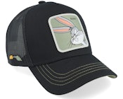 Looney Tunes Bugs Bunny Black/Black Trucker