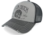 Ride on the Storm Skull Charcoal Trucker