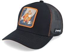 Looney Tunes Yosemite Sam Black/Black/Orange Trucker - Capslab