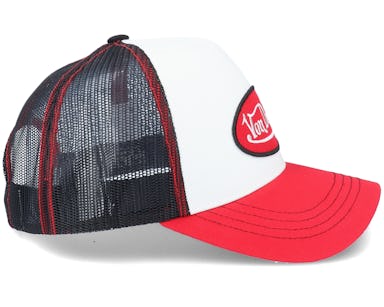 Von Dutch PAT RED White, Red and Black Trucker Hat