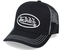 Oval Patch Black/White Trucker - Von Dutch
